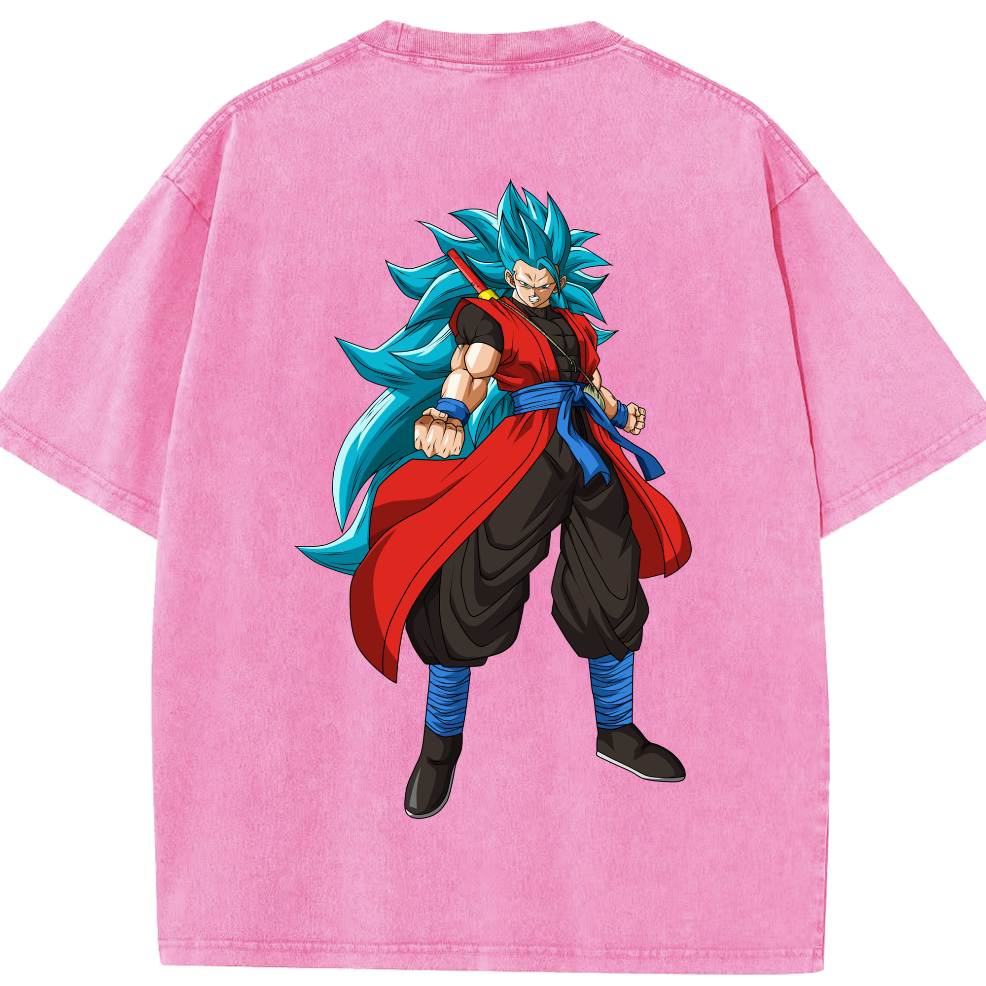 （画像用） ドラゴンボール ベジット DRAGON BALL Vegetto 綿100% ヴィンテージ風 半袖Tシャツ（背面プリント）